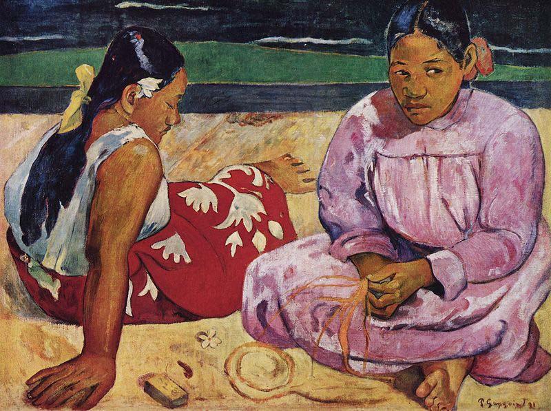 Paul Gauguin Tahitian Women on the Beach France oil painting art
